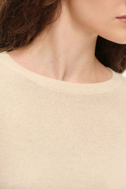 Джемпер из кашемира (Роскошь, мягкость, богатство), молочный