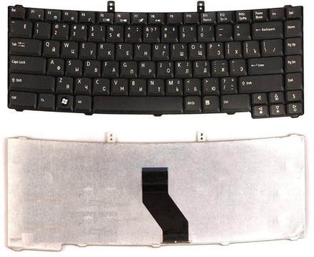 Клавиатура для ноутбука Acer Aspire 4210, 4220, 4230, 4320, 4330, 4430, Плоский Enter, черная