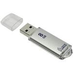Память 8GB, Smart Buy, V-Cut , Flash USB 2.0, серебристый, металл. корпус
