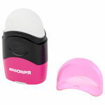 Точилка с контейнером и ластиком ЮНЛАНДИЯ "ДВА В ОДНОМ", яркие цвета ассорти