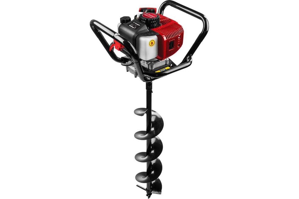 Мотобур (бензобур) со шнеком ЗУБР МБ1-200Н, 60-200 мм, 52 куб.см