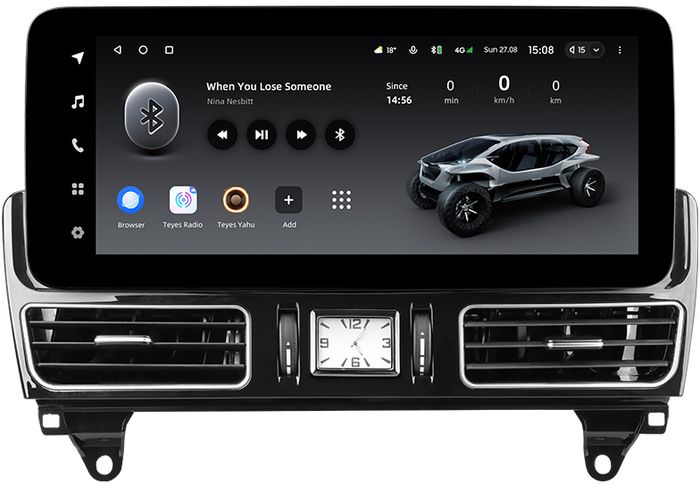 Магнитола для Mercedes-Benz GLE (W166) 2015-2019 NTG 5.0 - Teyes LUX ONE монитор 12.3", Android 10, Быстрая, CarPlay, 4G SIM-слот