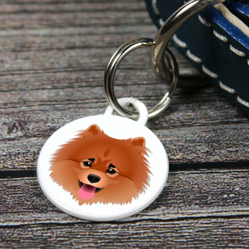 Адресник ШПИЦ РЫЖИЙ