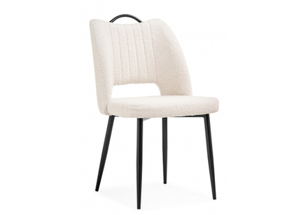 Стул на металлокаркасе Woodville Barton beige, black