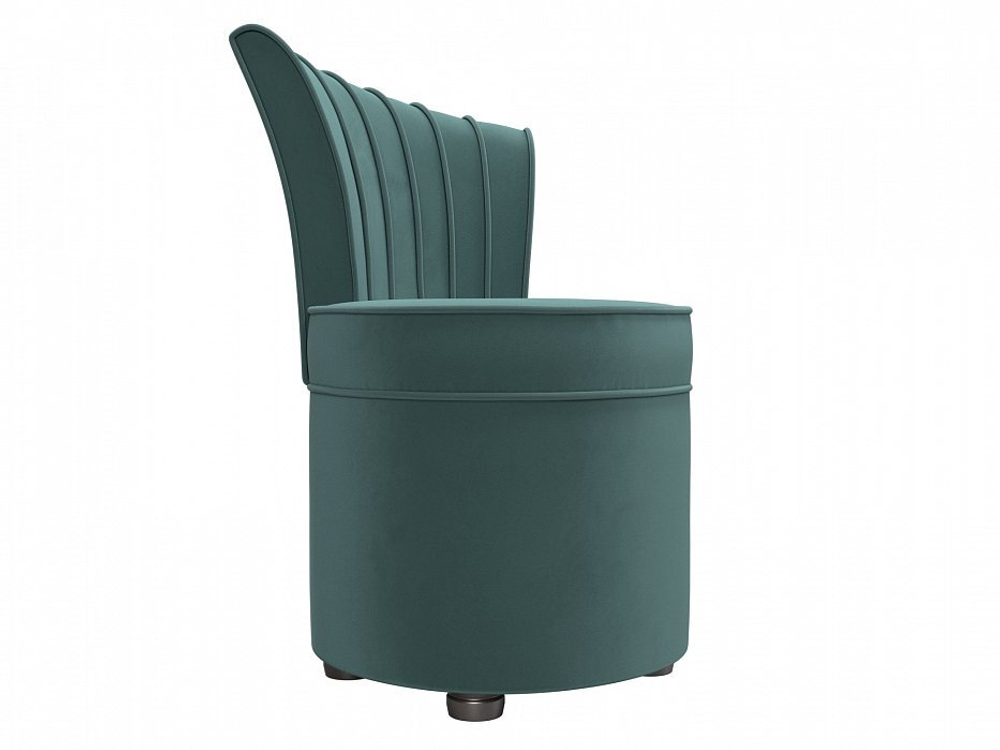 Пуф Ирис, Бирюзовый, Велюр, 109401