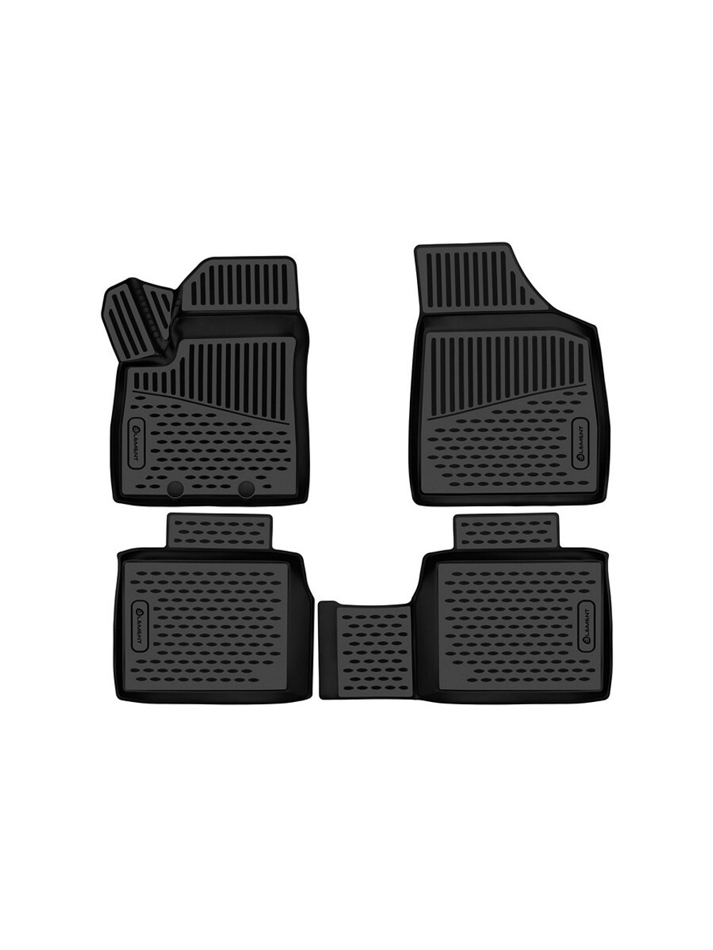 Коврики в салон для EVOLUTE i-SKY 2023-, Внедорожник 5 дв, 4шт. (полиуретан) ELEMENT3DA70565210K