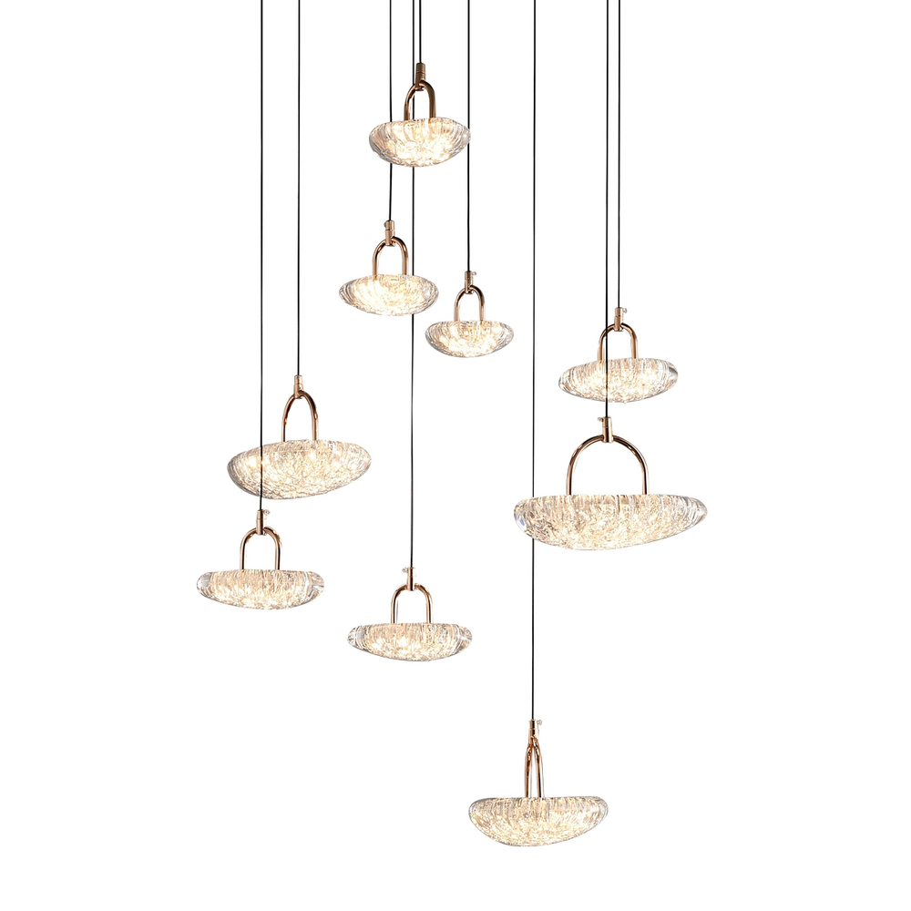 Подвесной светильник MT9125-9H french gold