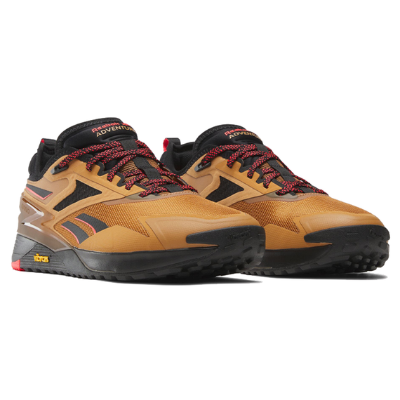 Кроссовки для тренировок Reebok Nano X3, низкие, коричневые, унисекс