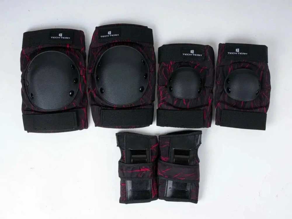 Защита Tech Team Safe fit adult 4.0 black/red
