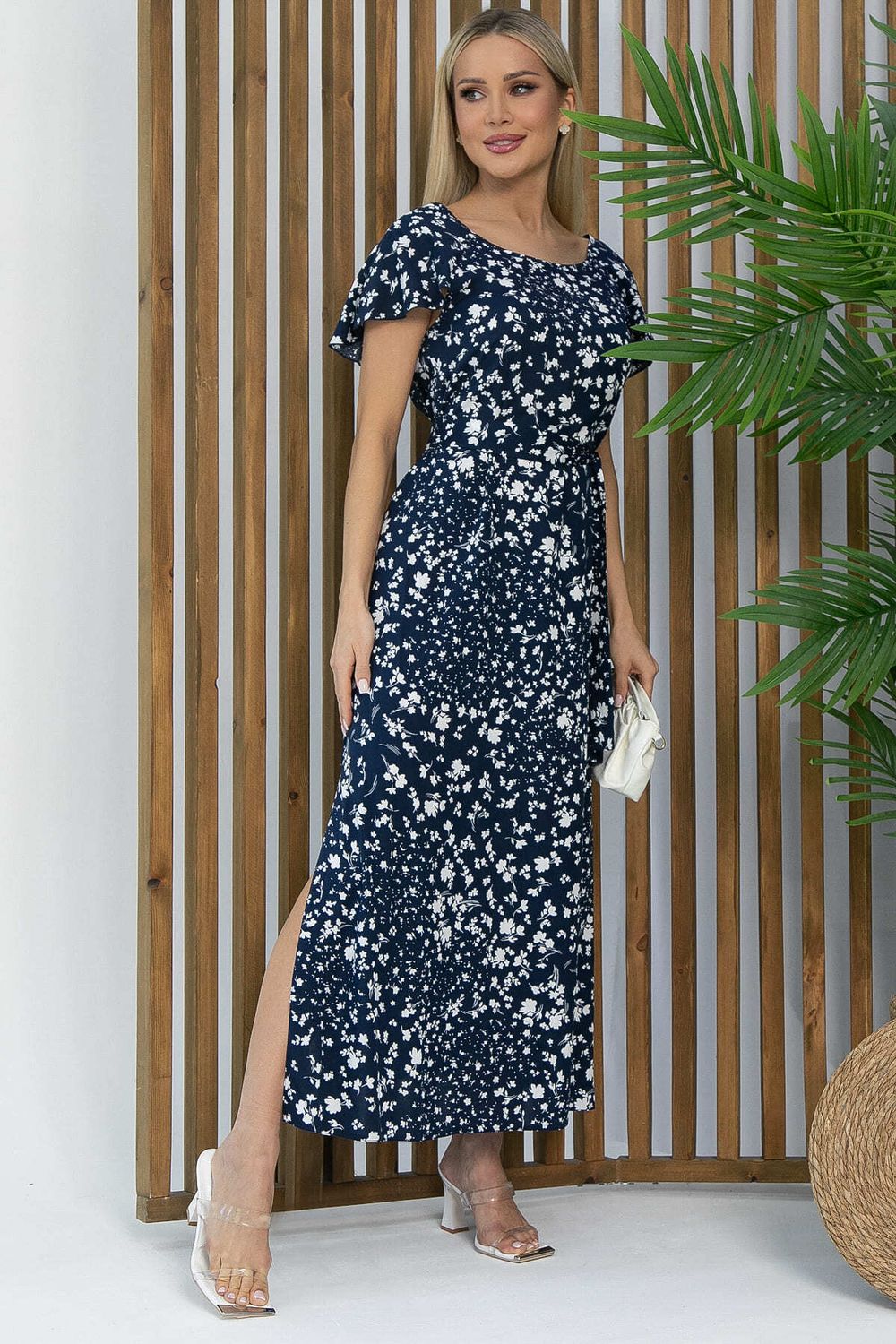 Платье Вечер свиданий (синее) П13545-16М LT Collection