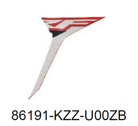 86191-KZZ-U00ZB. STRIPE A, R. FR. SHROUD *TYPE2* (TYPE2 ) *. Honda CRF250Rally OEM sticker
