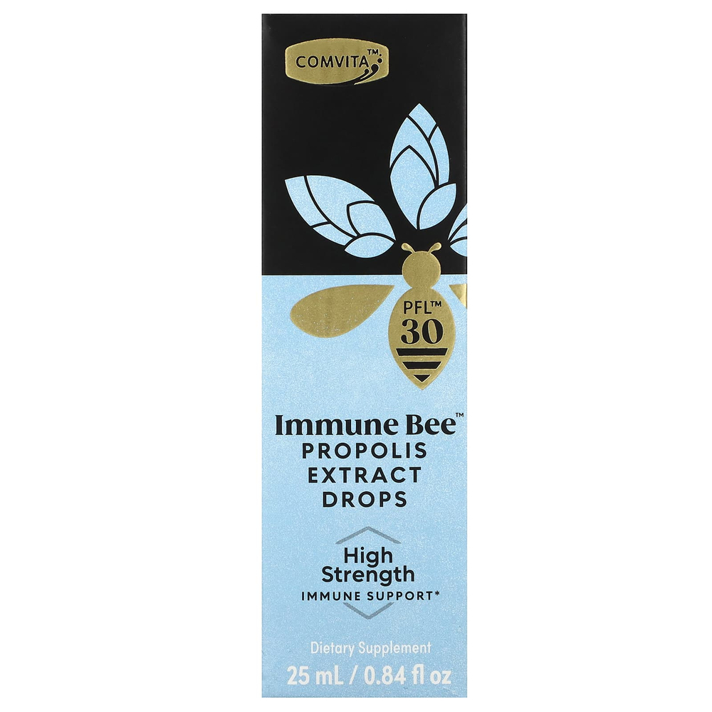 Comvita, Immune Bee, капли с экстрактом прополиса, PFL 30, 25 мл (0,84 жидк. унц.)