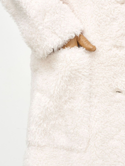 Шуба женская чебурашка тедди эко, SilverFox (арт. S1046cb)