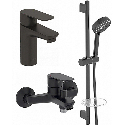 Комплект смесителей для ванны Jacob Delafon Oscar, черный матовый E29845RU-BL