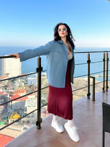 Рубашка джинсовая УК-1777 Fabrika