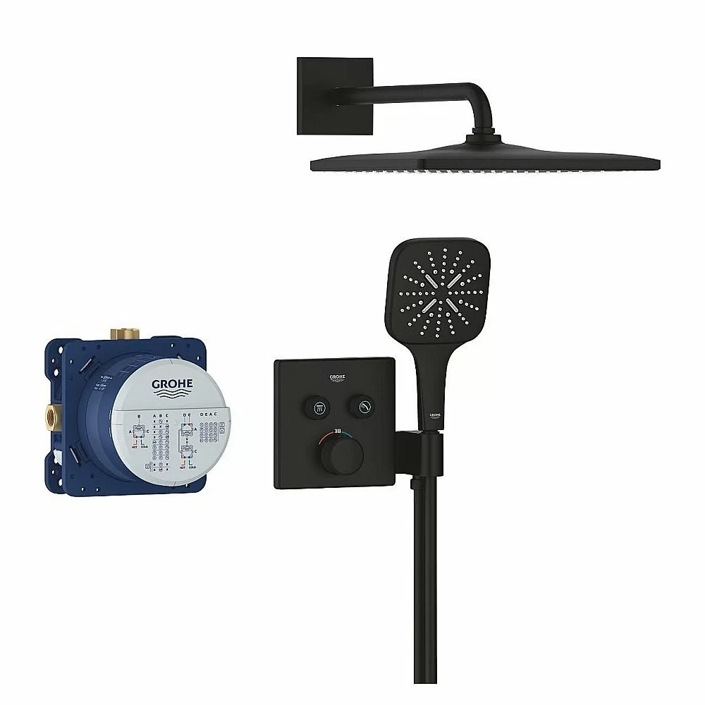 Душевая система Grohe Euphoria SmartControl System 34865KF0 фантомный черный