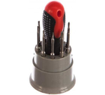 ОТВЕРТОК ДЛЯ ТОЧНЫХ РАБОТ FUSION НАСАДКАМИ 11ПР 3-Х КОМП/РУКОЯТКА.MATRIX 11582