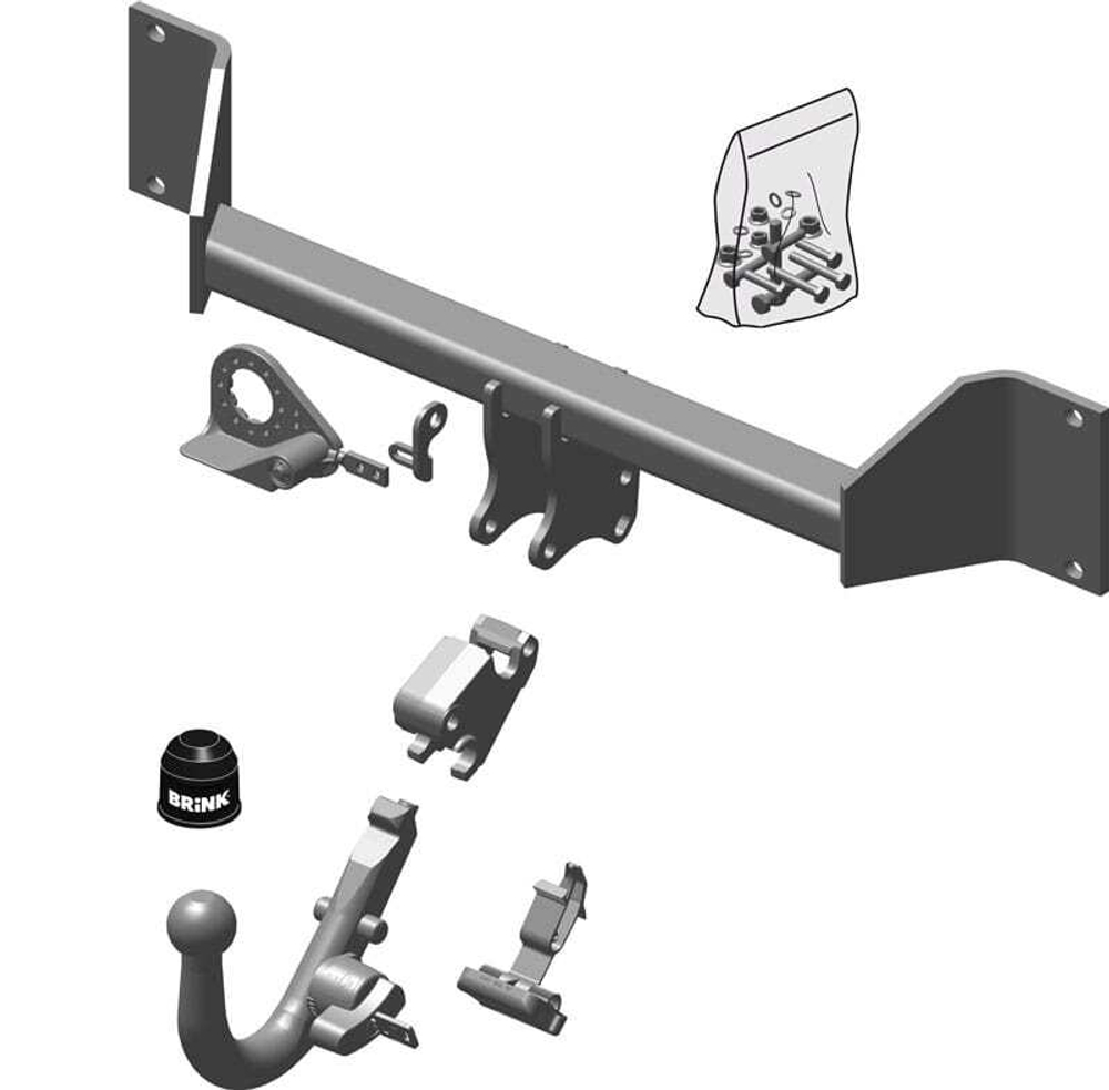 Фаркоп Brink (Thule) 536200 для BMW X3 (F25) 2010-(паспорт и сертификат в комплекте)(без электрики)