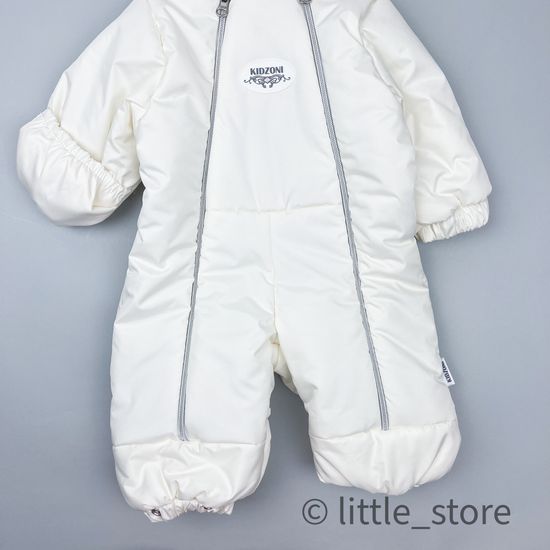 Комбинезон демисезонный "Леон" молочно-кремовый