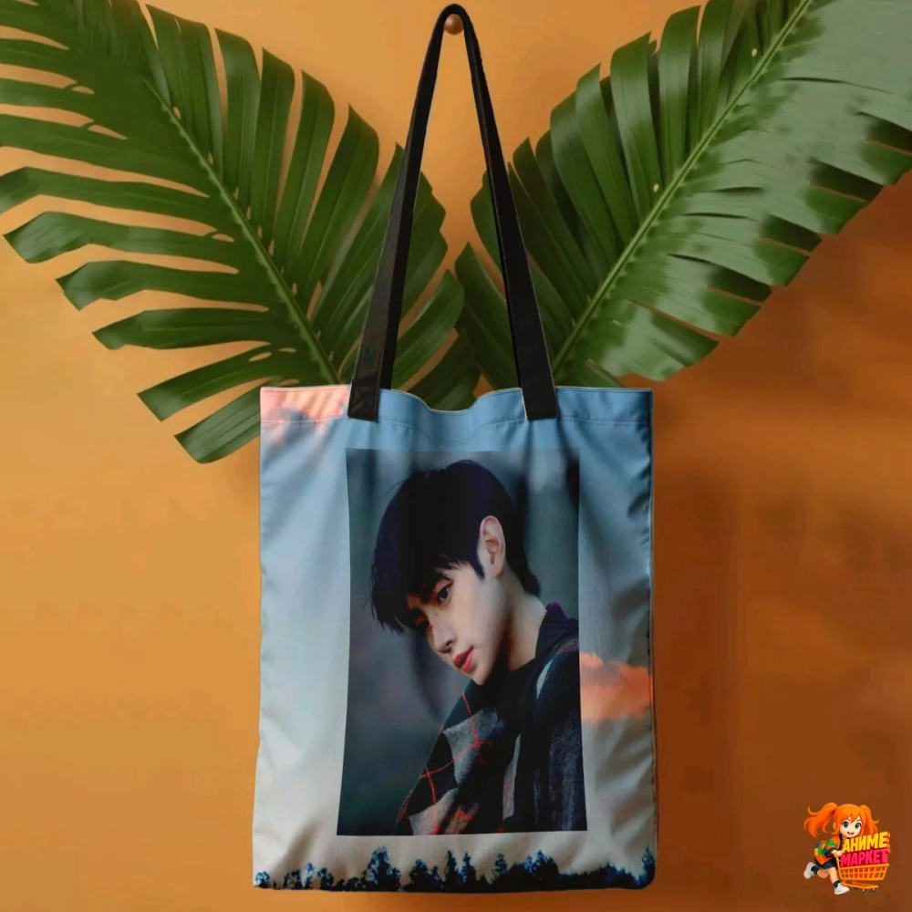 Сумка шоппер с принтом Enhypen