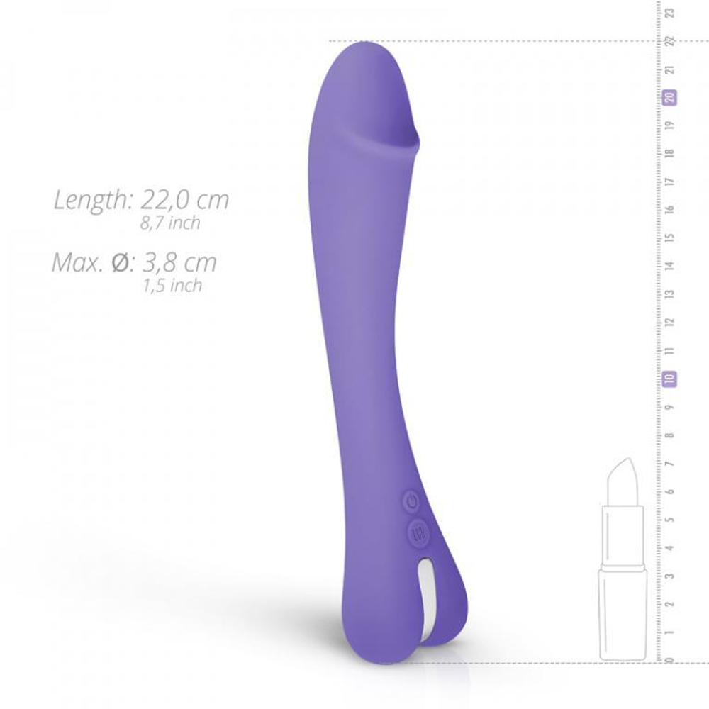 Перезаряжаемый вибромассажер GILI G-Spot Vibrator фиолетовый