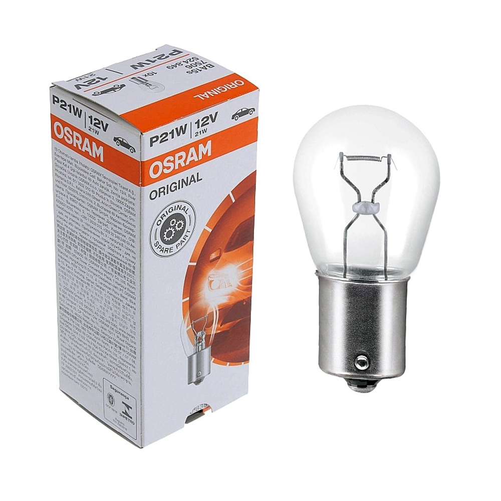 Лампочка переднего фонаря указателя поворота  P21W