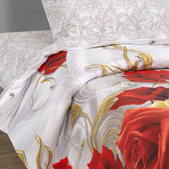 Двуспальный комплект постельного белья Каприз DE LUXE поплин наволочки 70x70 см