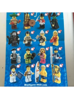 Минифигурки LEGO Minifigures 8684 Серия 2
