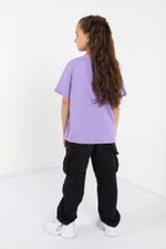 Фуфайка (футболка) для девочки Кэш-1 Виотекс ЛИЛОВЫЙ
