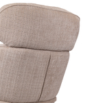 Кресло KING кремовый, шенилл