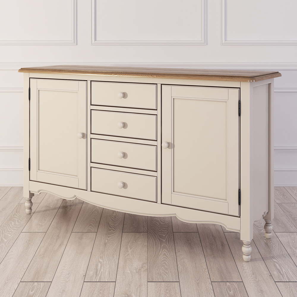 Буфет двухстворчатый с 4-я ящиками Leblanc