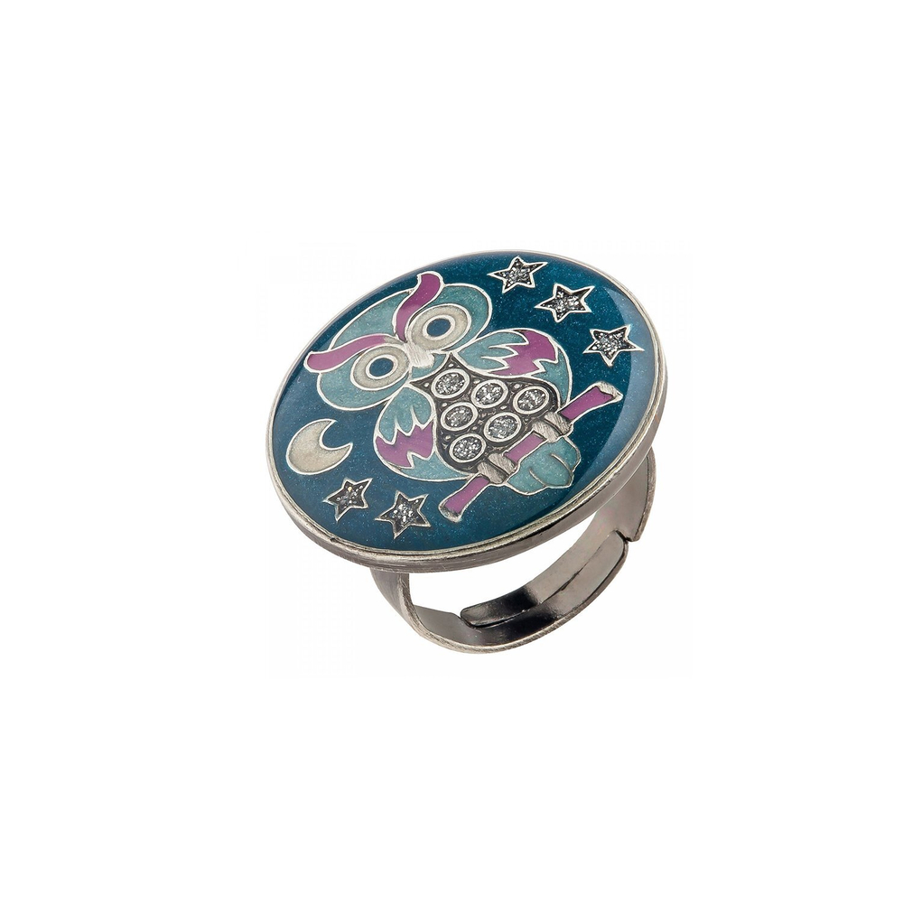 Кольцо Clara Bijoux Сова K27955-5 BL