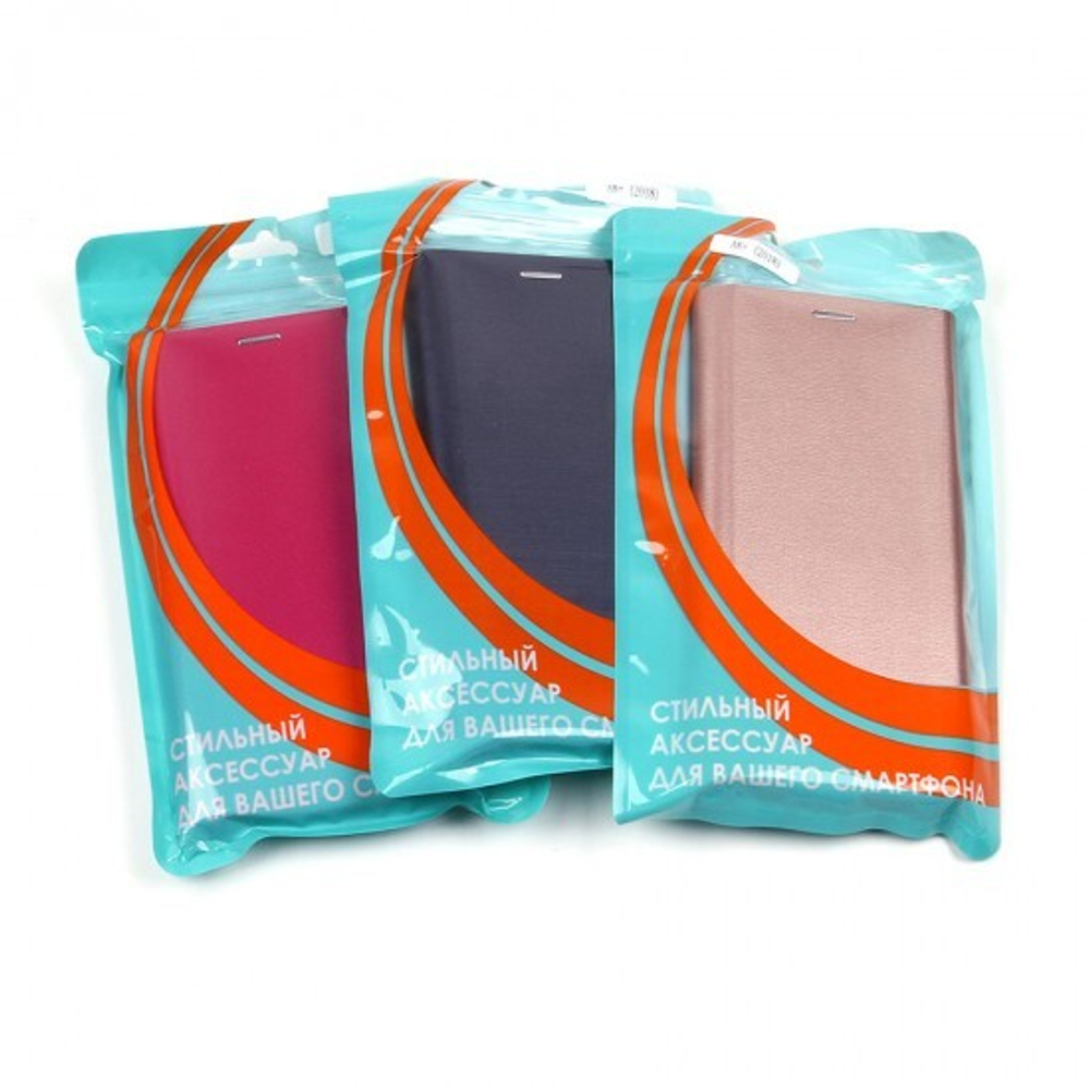 Чехол-книжка для Samsung Galaxy A8+ (2018), 010885 Голубой