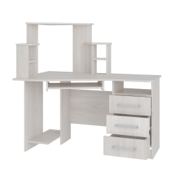 "Каспер" стол компьютерный ясень белый