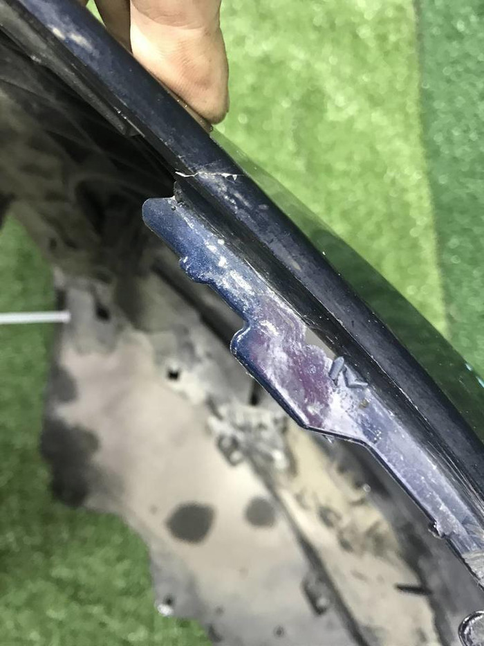 Бампер передний Mercedes GLC X253 (2015-2019) (В сборе)