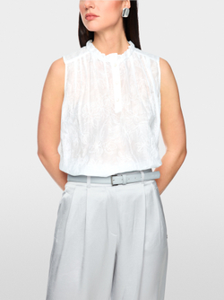 Блузка из хлопка и шелка