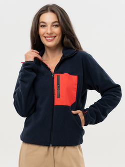 Флисовая толстовка унисекс Eiger navy (S)