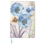 Блокнот А5 (143x210 мм) BRAUBERG VISTA "Delicate flowers" под кожу гибкий 80 л. (2 штуки в упаковке)
