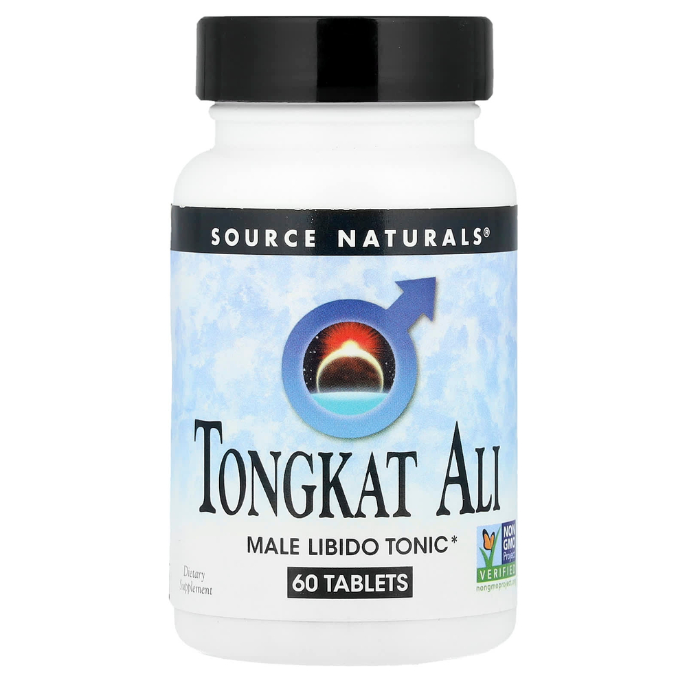 Source Naturals, эврикома длиннолистная, 80 мг, 60 таблеток