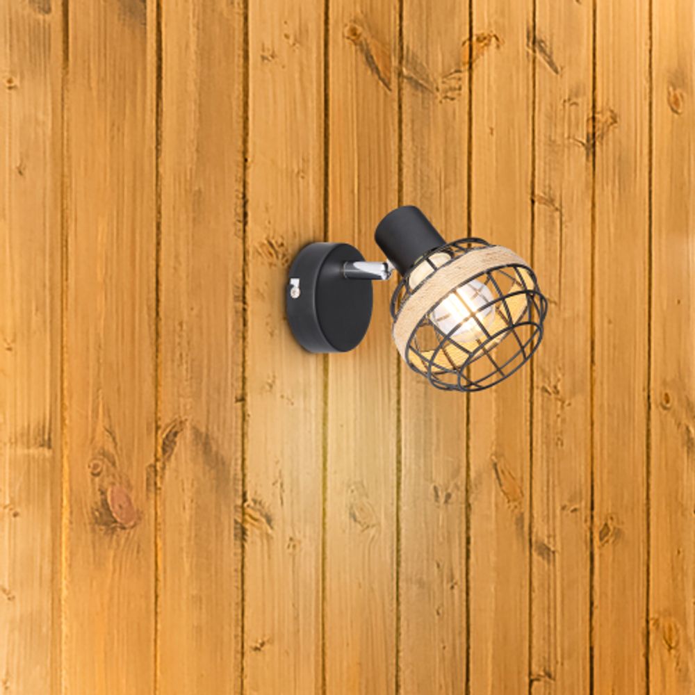 Светильник настенно-потолочный спот Rivoli Fedora 7033-701 1 х E14 40 Вт поворотный | Споты-Подсветки