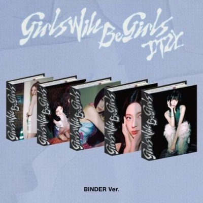 Альбом ITZY - GIRLS WILL BE GIRLS BINDER 5 Version SET