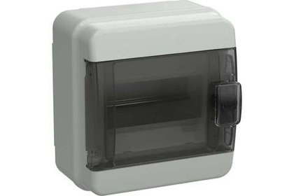 Корпус пластиковый КМПн-6 IP65 черная прозрачная дверь TEKFOR IEK