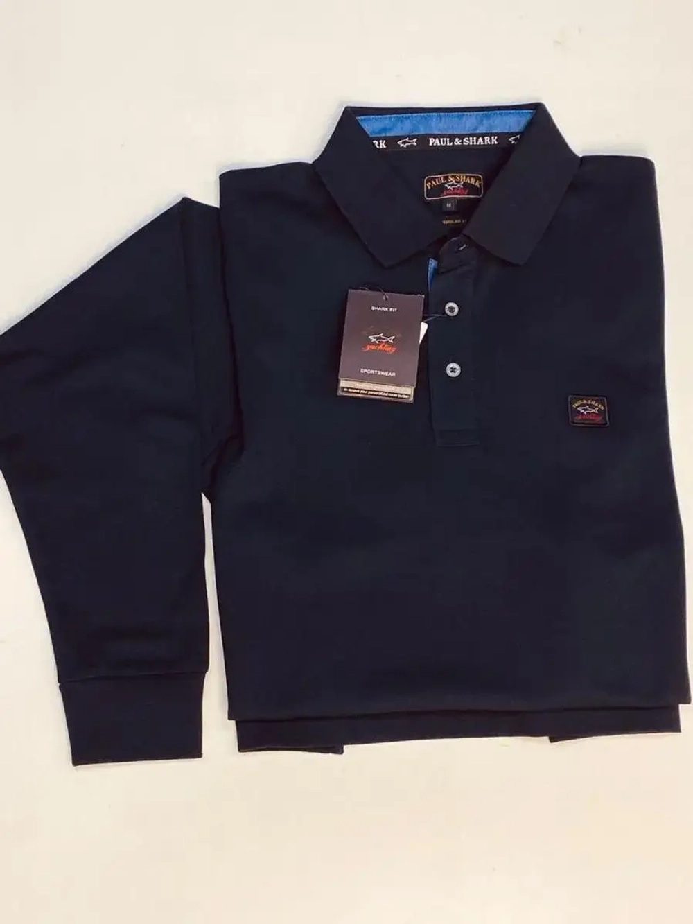 Футболка поло с длинным рукавом