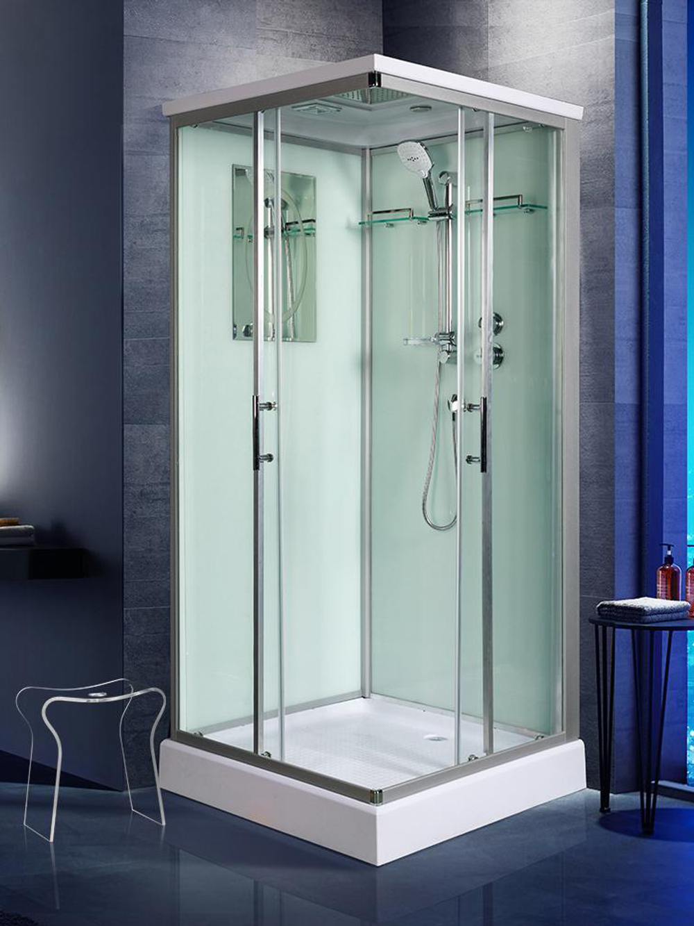 Душевая кабина WeltWasser  WW500 LAINE 1002 1000х1000х2170 мм 10000003263