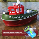 Радиоуправляемый пожарный буксир HENG LONG TYXIN TUGBOAT 686 с дистанционным управлением 1/72