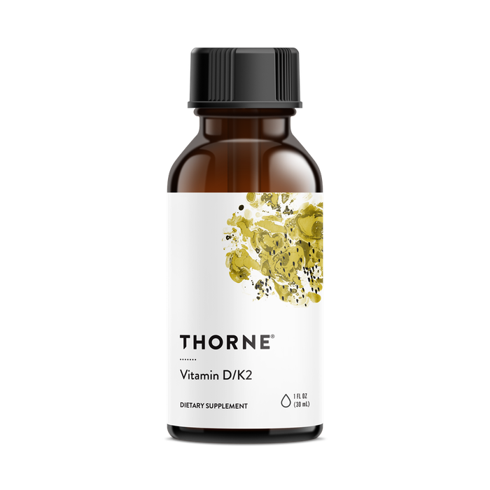 Vitamin D/K2, Витамин Д/K2, Thorne Research, 1 жидкая унция (30 мл)