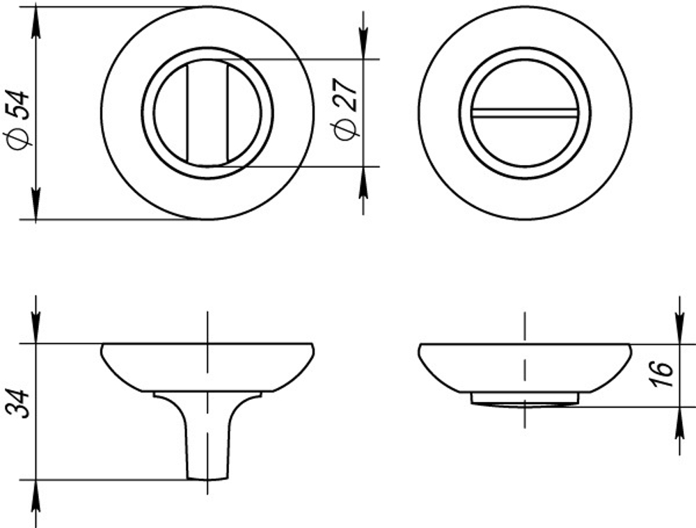 Завертка FUARO BK6 RM CP-8
