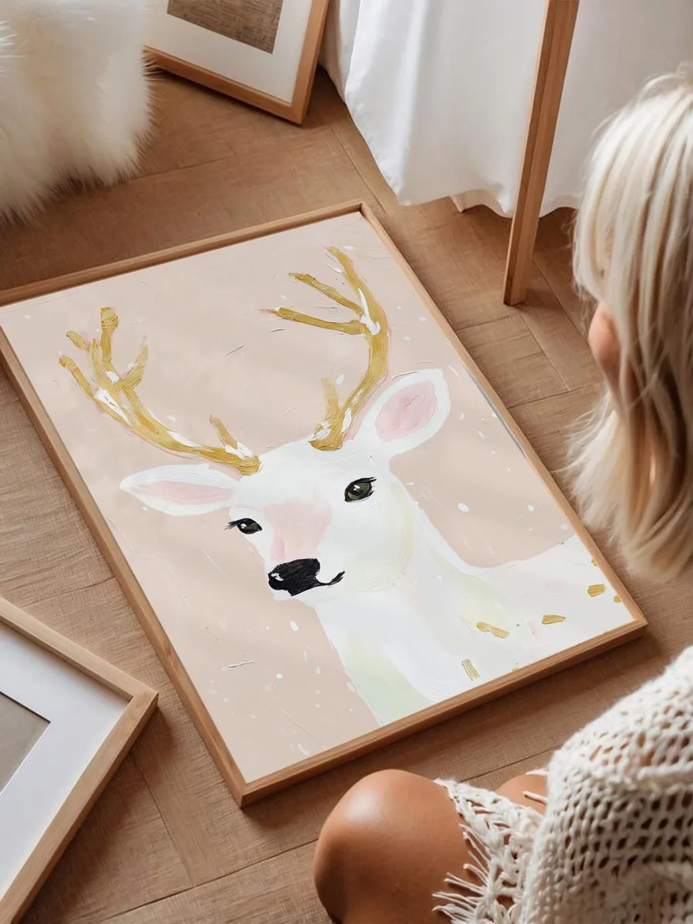 Постеры новогодние 40х60 см 1 шт декор