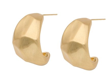 Серьги-гвоздики "Satin Relief" 26.5мм