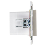 SKANDY Розетка USB A+C 18Вт SK-R13Sh шампань IEK